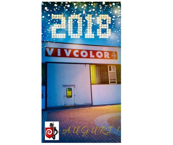 La VIVCOLOR augura a tutti buon anno e ricorda che