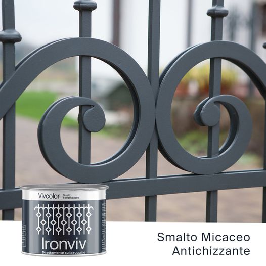 SALES LINE IRONVIV MICACEOUS ENAMEL • One component synthetic micaceous