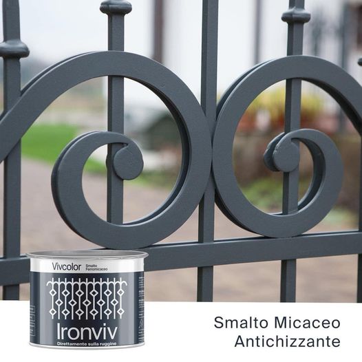 IRONVIV SMALTO MICACEO A SPRUZZO Smalto micaceo monocomponente a rapida