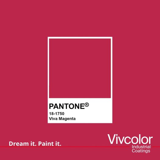 The color of the year 2023 Vibrant red very