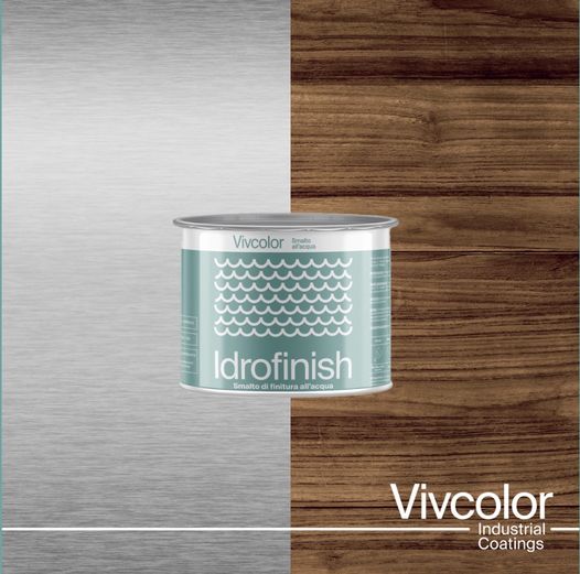 IDROFINISH SMALTO ALL'ACQUA PER #FERRO E #LEGNO #Smalto acrilico pregiato  monocomponente in base acqua essicante ad aria. Il prodotto caratterizzato  da una n - Pitture Smalti e Rivestimenti per Industria, Casa, Hobby