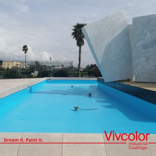 CLOROVIV #chlorinated rubber enamel for swimming pools #Quick drying finishing paint.