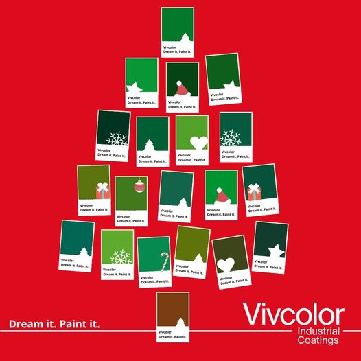 Buone vacanze e buon anno nuovo dal Team di #Vivcolor