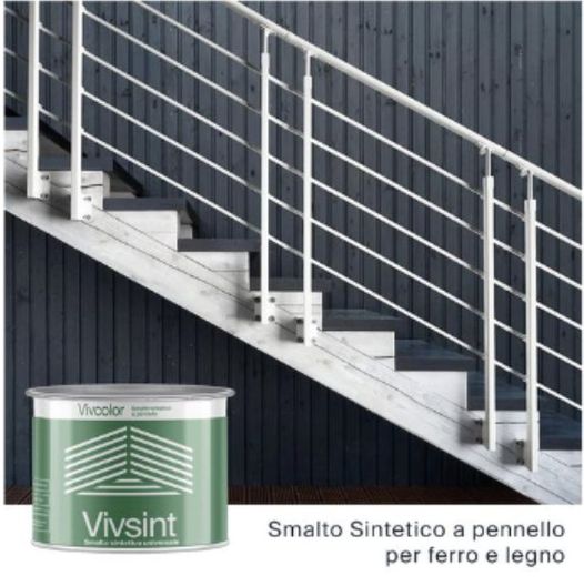 VIVSINT SILICONE Finishing paint based on synthetic silicone resins. It ensures