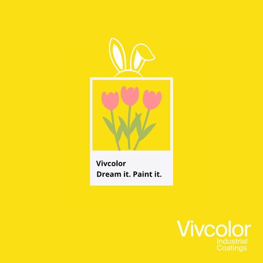 Happy Easter from Vivcolor #vivcolor #vernici #industrialcoating