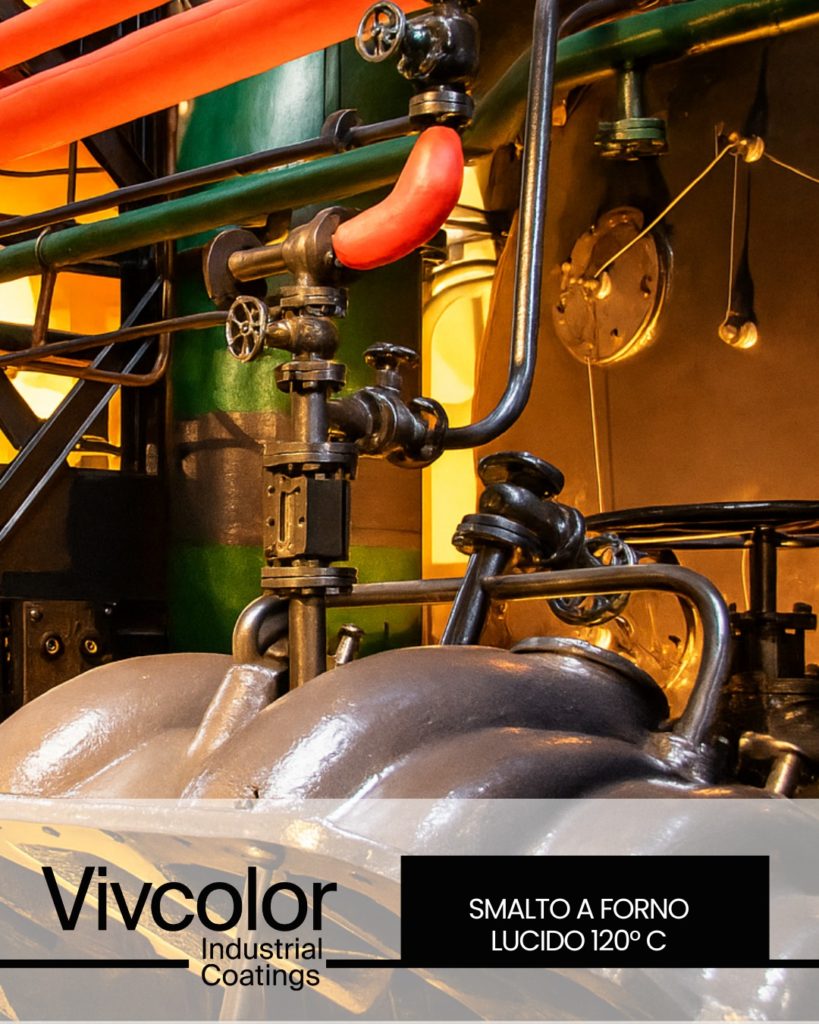 SMALTO A FORNO LUCIDO 120°C: FINITURA TERMORETICOLANTE PROFESSIONALE Questo smalto