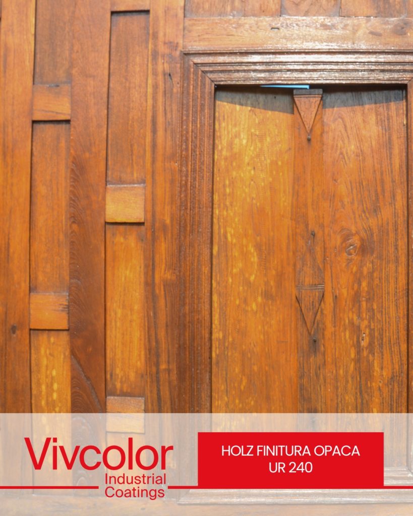 HOLZ FINITURA OPACA UR 240: VERNICE MONOCOMPONENTE PER LEGNO AD