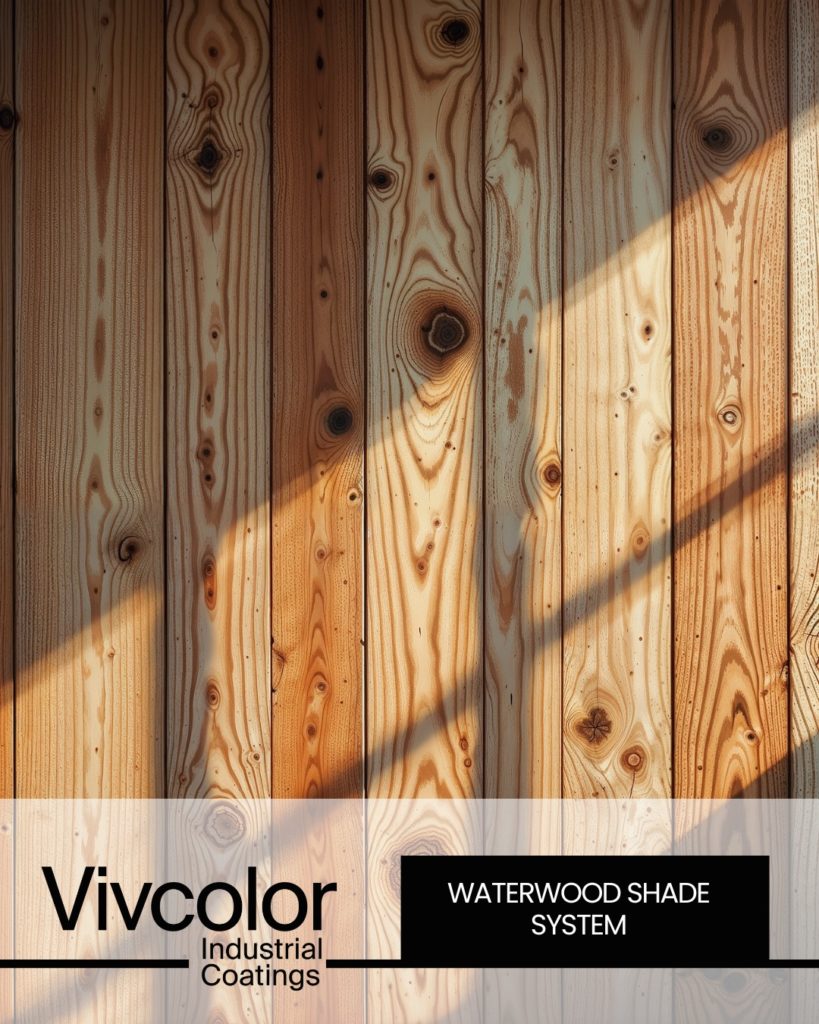 WATERWOOD SHADE SYSTEM: THE CUSTOMIZABLE WATER BASED PAINTING SYSTEM FOR WOOD