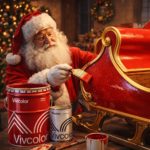 Merry Christmas from Vivcolor! This year even Santa's sleigh shines